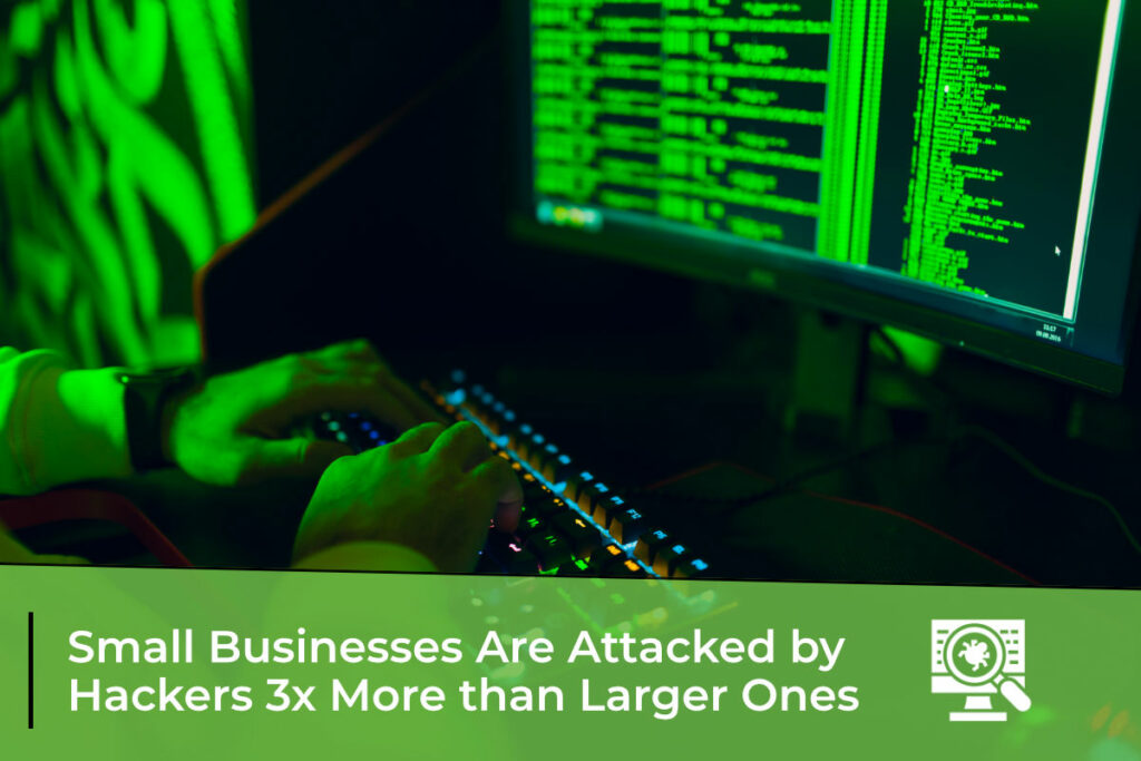 SMall businesses are attacked 3x more by hackers